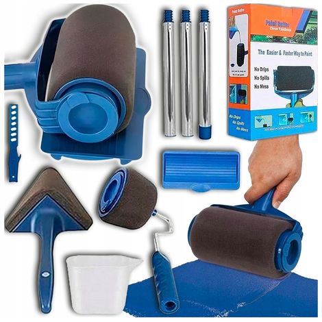 TROPFENFREIE WANDFARBENROLLEN UNIVERSALROLLEN-MALERSET 5-IN-1