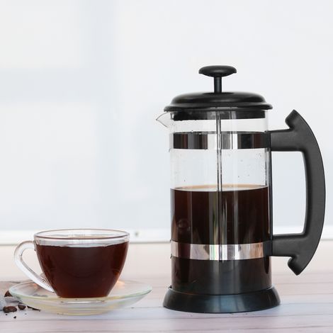Cafetière à piston i cafilas 1000ml en acier inoxydable avec filtre à thé et filtre à thé parfumé. (1/3)