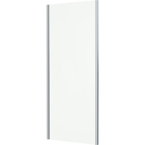 Luxura 800mm Glass Side Panel Only Shower Enclosure 6mm Thick Safety Chrome (1/2)