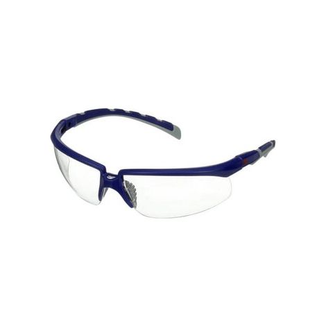 Gafas de seguridad Solus 2000 montura azul/gris'antirrayaduras+ (K) Lente transparente 3M S2001ASPBLU
