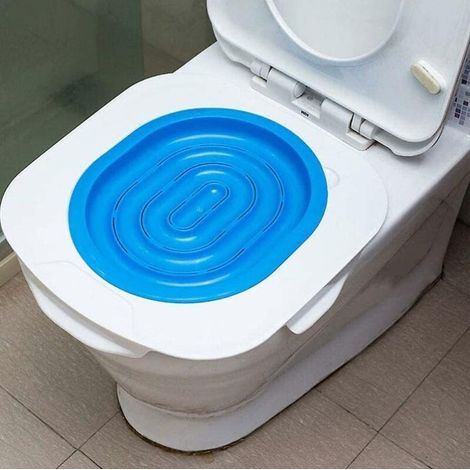 Tapis d'entraînement de toilette pour chat Tapis d'entraînement de toilette pour chat peut mettre un bac à sable pour chat (bleu) (1/4)
