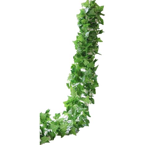 Lot de 2 Guirlande, Lierre artificiel, Décoration murale, Intérieur extérieur, Balcon jardin mariage (1/5)
