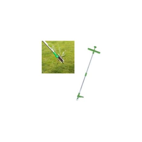 SJLERST DéSherbeur Debout, Extracteur De Mauvaises Herbes Portable avec 3 Griffes à Long Manche Tueur De Racines De Pelouse De Jardin Outil De Suppression De DéSherbeuses Manuel Accessoire De Jardin (1/5)