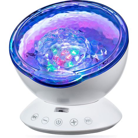 Projecteur de vagues océaniques, veilleuse à télécommande 12 LED avec minuterie 7 (1/5)