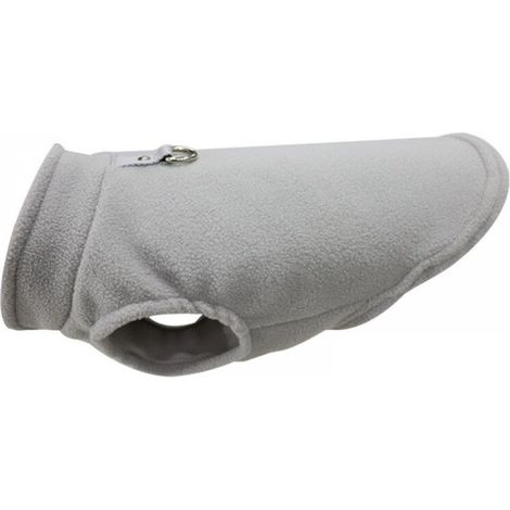 Pull-Over en Polaire pour Chien et Chat - Manteau d'Hiver avec Anneau en D - Vêtement pour Petite et Moyenne Taille (Gris) (1/5)