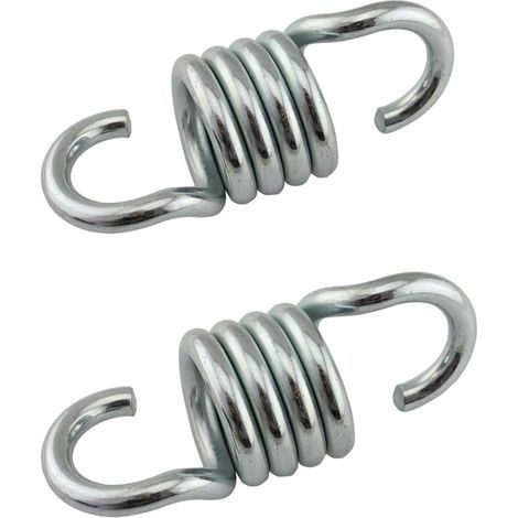 Set mit 2 rostbeständigen, verzinkten Eisenfedern für Hängematten, Hängesessel und Verandaschaukeln. Tragkraft: 500 kg (1/5)