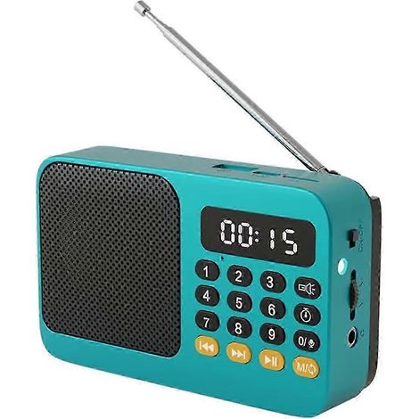 Radio FM, radio DAB, radio portable, petite enceinte d'urgence rechargeable pour radioamateurs, enceinte Bluetooth, mini enceinte vintage, lecteur MP3 C (1/5)