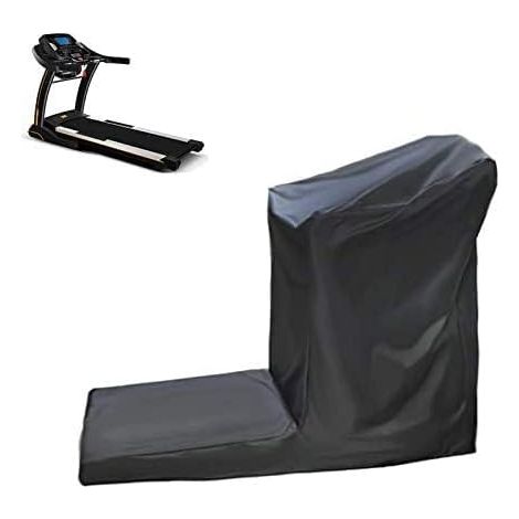 Sollbry Funda para cinta de correr con cremallera para exterior e interior - Impermeable - Negra (185 x 91 x 155 cm) (1/5)