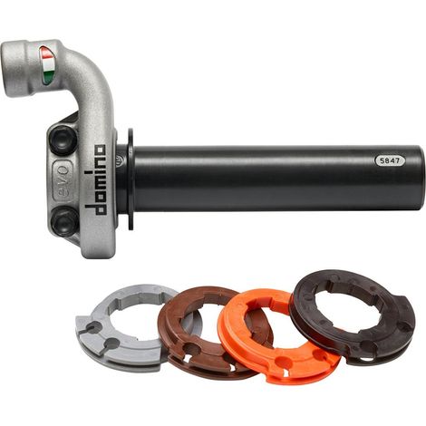 Domino completo OFF road KTM/Husqvarna/Gasgas 4T (alloggiamento argento) SENZA grip