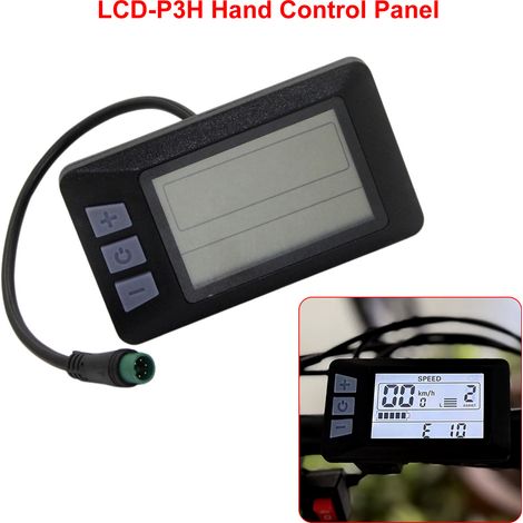 Scooter accessories LCD-P3H lithium battery LCD display instrument panel 6-pin 6-wire waterproof connector (1/4)
