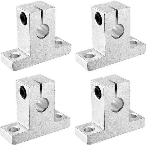 Lot de 4 supports de rail linéaire en aluminium SK8 (8 mm/0,31 pouce de diamètre) pour imprimante 3D (1/5)