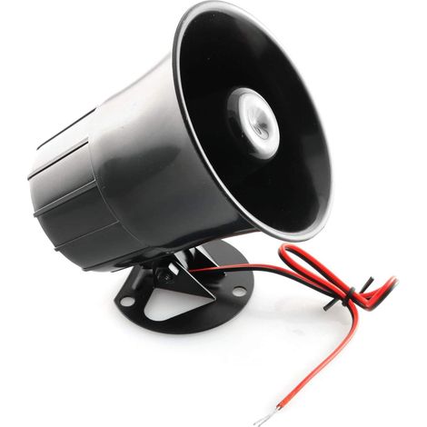 Filiyano-Sirène d'alarme extérieure filaire 12 V, puissante et sonore, pour la sécurité et la protection de votre système d'alarme domestique. (1/4)