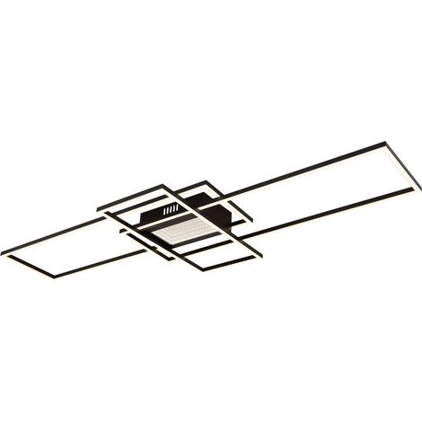 Globo - plafón - SAUNDERS - negro - metal - LED - 48468-60 (1/5)