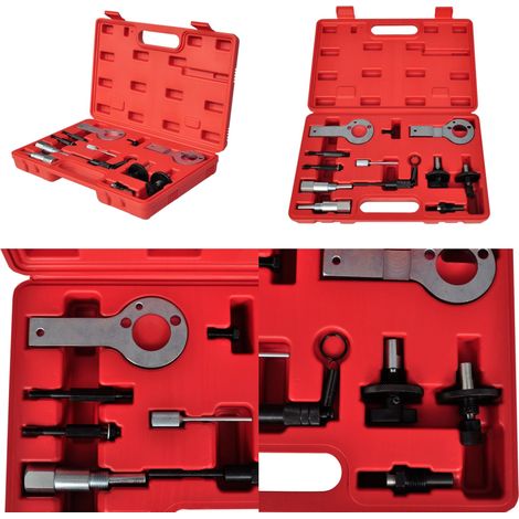 Motor-Einstellwerkzeug-Satz Geeignet für OPEL - Fiat Autoreparatur - Zahnriemwechsel Werkzeugset - Kettenrad Reparatur - Werkstattbedarf - Fahrzeugzubehör - Home & Living (1/5)