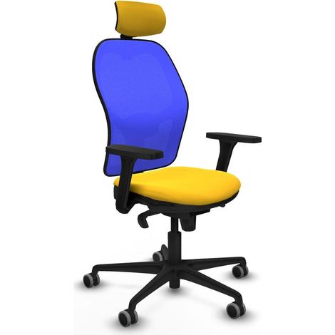 Piqueras y Crespo Chaise Ergonomique Jaune Moderne (1/3)