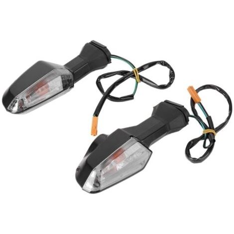 QORVA
-Clignotants Moto LED pour KAWASAKI Z250 Z750R (Fumé Noir)