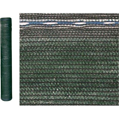 Rete ombreggiante frangivista verde scuro 90% frangivista h 3 x 100 metri verdemax
