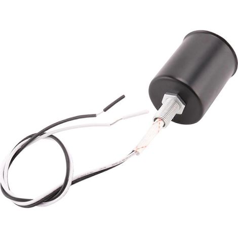 E27 Keramiksockel-Adapter, Metall-Lampenfassung mit Kabel, schwarz