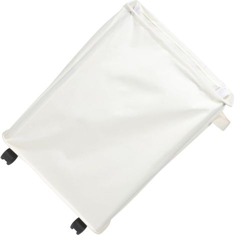 à linge étroit à roulettes avec poignée pliable en matériau (1/5)