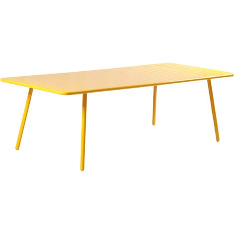 Tavolo da giardino 10/12 posti 234cm giallo BERGAME