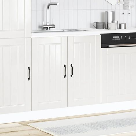 Maison Exclusive - Mueble bajo fregadero Lucca blanca de alto bri