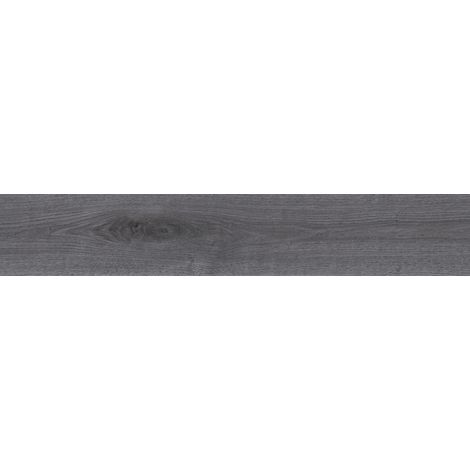 Mexen Wood Ville Grès émaillé rectifié acier G1, carreau effet bois pour sol et mur 120 x 20 cm, carving - TL613-120-020-06 (1/3)