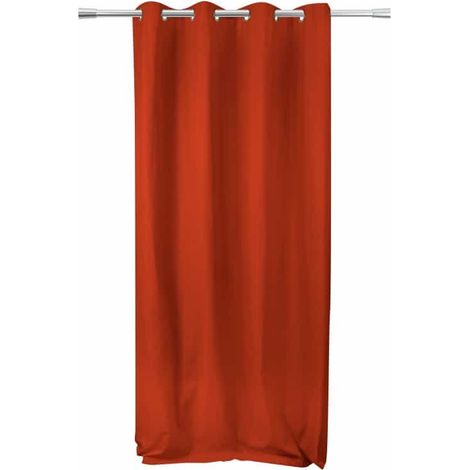 Rideau Extérieur 140x240cm "Victoria" - 140x240cm - Terre cuite (1/2)
