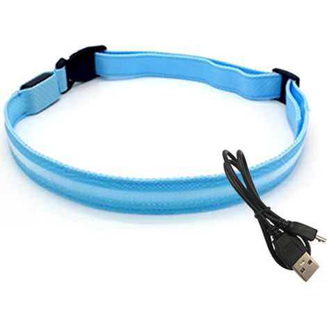 Ceinture Led Rechargeable Usb - Haute Visibilité 360 Degrés - Pour Cyclisme Et Randonnée - Lot De 1 (1/5)