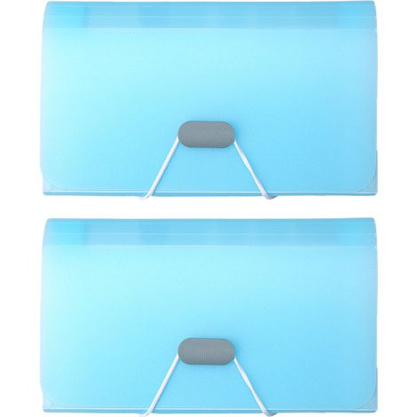 Organiseur de fichiers à accordéon petit format - Lot de 2 pochettes extensibles A6 Mini pour classement et rangement portable (1/5)