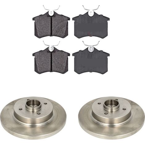 KIT FRENI POSTERIORI compatibile con DS 4 CROSSBACK (NX) - DISCHI + PASTIGLIE OEM: 36623/1 , 37762 / 17835 , 17835C /SOSTITUZIONE DIRETTA/BASSA POLVERE/SILENZIOSO (1/5)