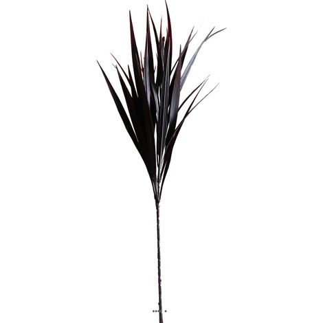 Herbe artificielle bourgogne en piquet H 52 cm plastique extérieur (1/2)