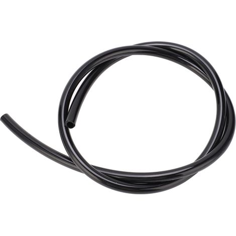 Tuyau pneumatique flexible en TPU pour compresseur d'air, compatible avec les produits chimiques, carburants et huiles (TPU1065, diamètre extérieur 10 x diamètre intérieur 6,5 cm, noir, 1 mètre).