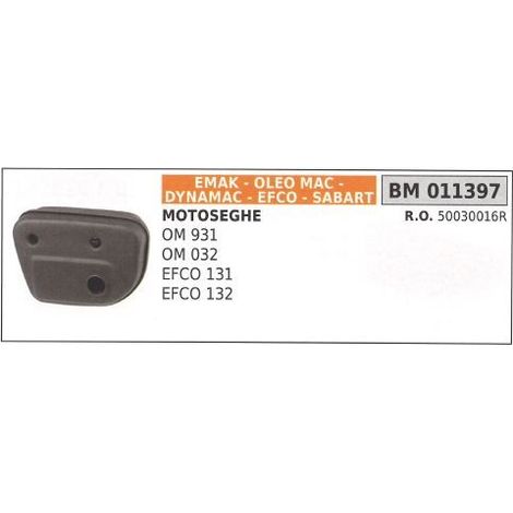 EMAK silencieux tronçonneuse OM 931 032 EFCO 131 132 011397