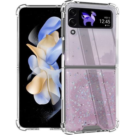 Samsung Galaxy Z Flip 4 5G Glitzerhülle mit Magsafe-Anschluss, Pink (1/5)