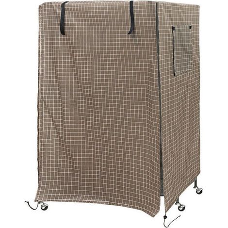 Couverture de Cage à Oiseaux, Patio de Jardin extérieur Couverture de Cage à Oiseaux à baldaquin étanche Couverture Anti-poussière Protection de Meubles (97X60X130CM) (1/5)