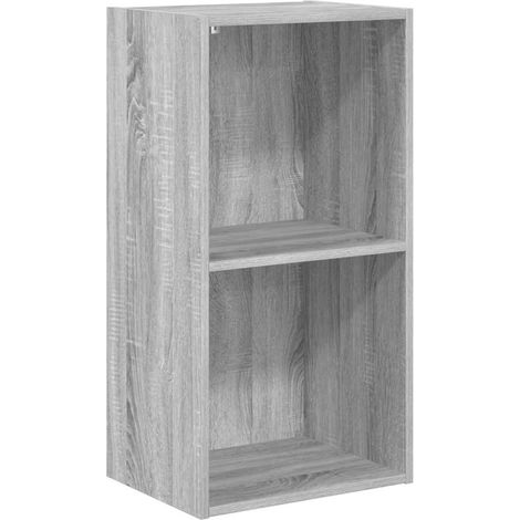Maison Exclusive - Libreria Grigio Sonoma 40x30x77 cm in Legno Multistrato