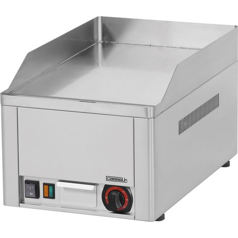 Plancha Professionnelle Electrique Plaque lisse en Chrome L 320 x P 480 mm - Casselin