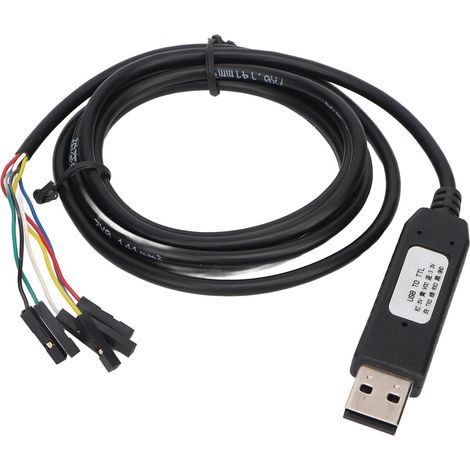 Câble série USB vers TTL 6 broches, longueur 1,5 m, 50 bps à 2 Mbps, câble de console de débogage pour ordinateur (1/5)