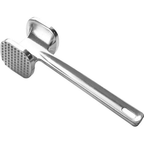 Attendrisseur de viande double face en alliage d'aluminium, marteau à steak avec poignée confortable, pour attendrir porc, poulet, steak et poisson (1/5)