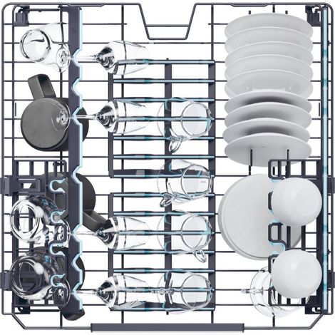Haier XF 4A4M4PA Lavastoviglie a libera installazione 14 coperti Classe A 44 dB Antracite (1/4)