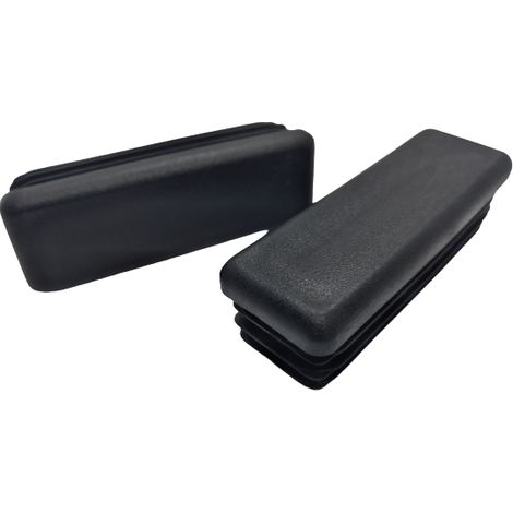 Tapa interna para perfil de techo de 100x20 mm, 20 unidades, color negro (1/5)