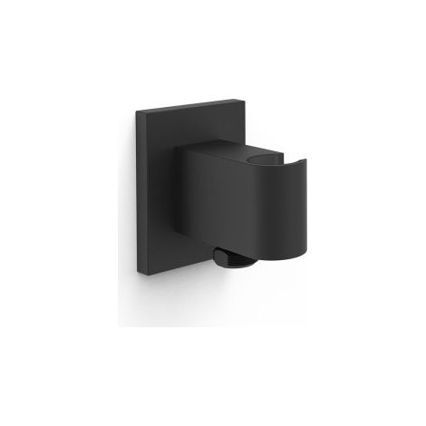 Support fixe avec arrivée d’eau pour douchette BLACKMAT (noir mat) - TRES 20718221NM