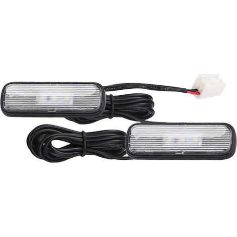2PCS Auto Licht LED Innen Licht Dekoration Lampe Umgebungs Fuß Licht für 10Th 2018-2020 Weiß (1/5)