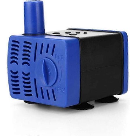 Pompe submersible, pompe silencieuse pour petit aquarium domestique avec filtre, pompe de changement d'eau pour aquarium, pompe de circulation d'eau pour fontaine. (1/5)
