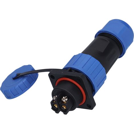 Connecteur étanche IP68 à sertir, à vis carrée, adaptateur pour applications aéronautiques et industrielles, 250 V, 2 broches (1/5)