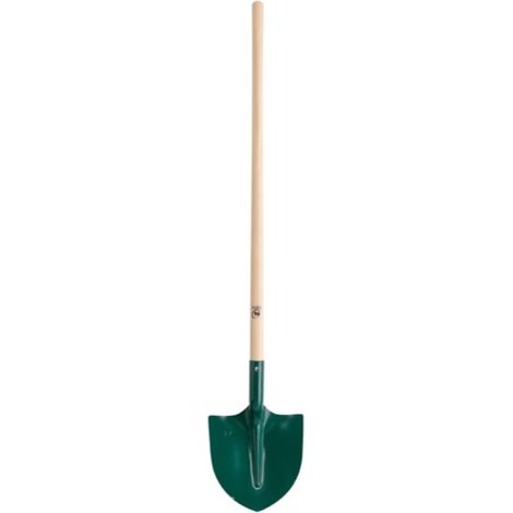 Runde Schaufel aus Blech 27 cm Stiel aus Holz TP PEFC-zertifiziert 100% 110cm LEBORGNE- 005272