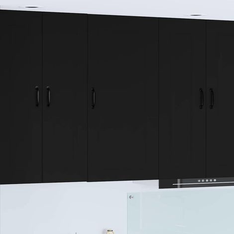 vidaXL Panneau de lave-vaisselle Kalmar Noir 50 x 31 x 100 cm