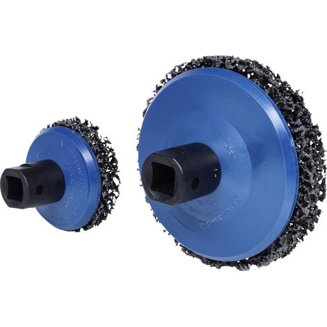 Kstools – Set de nettoyage moyeu roues 2 disques Ø65/105mm – Compatible clés à chocs – Nettoyage jusqu'à 50 véhicules par disque (1/10)