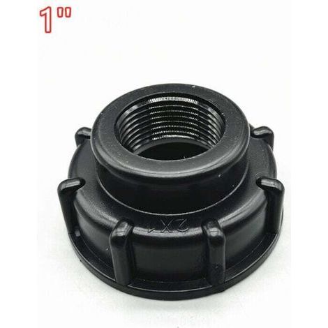 Adaptateur IBC Bouchon S60x6 pour Cuve 1000 Litres, Version Convexe Externe 1 Pouce Épaisse (1/5)