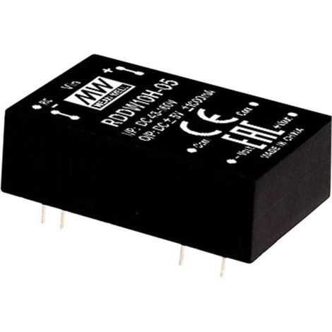 Mean Well RSDW10H-03 DC/DC-Wandler 2.5 A 10 W Anzahl Ausgänge: 1 x Inhalt 1 St.